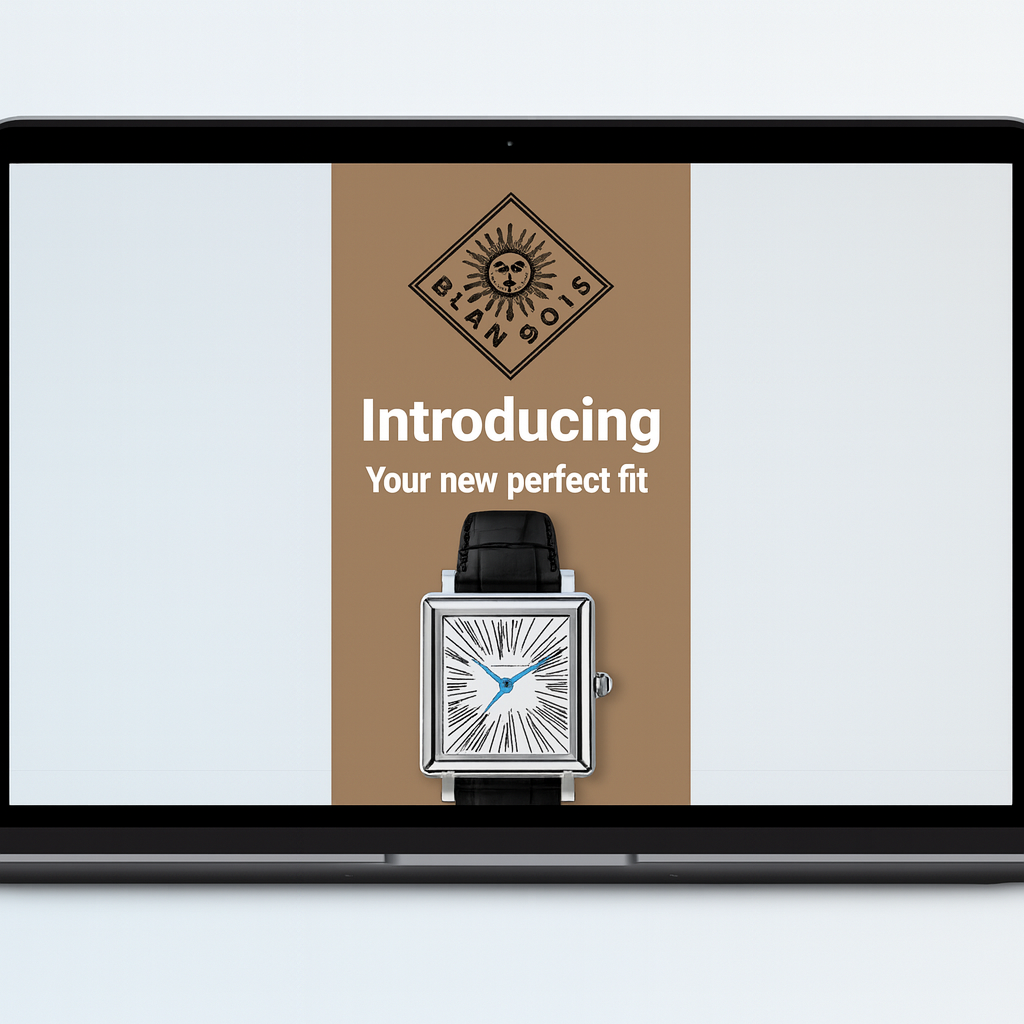 Blanbois Ad Campaign Mockup design.